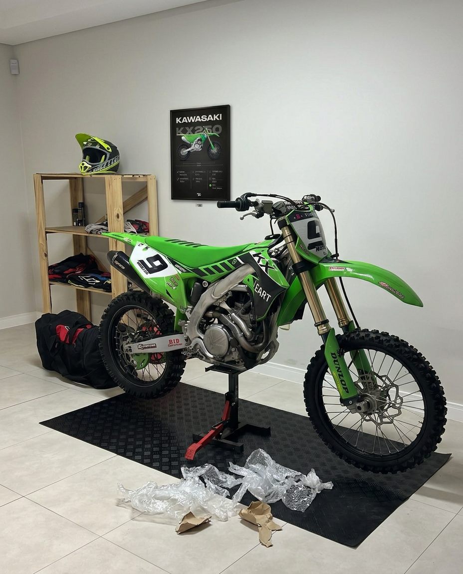 Quadro Blueprint Shiftgear emoldurado, ambiente real