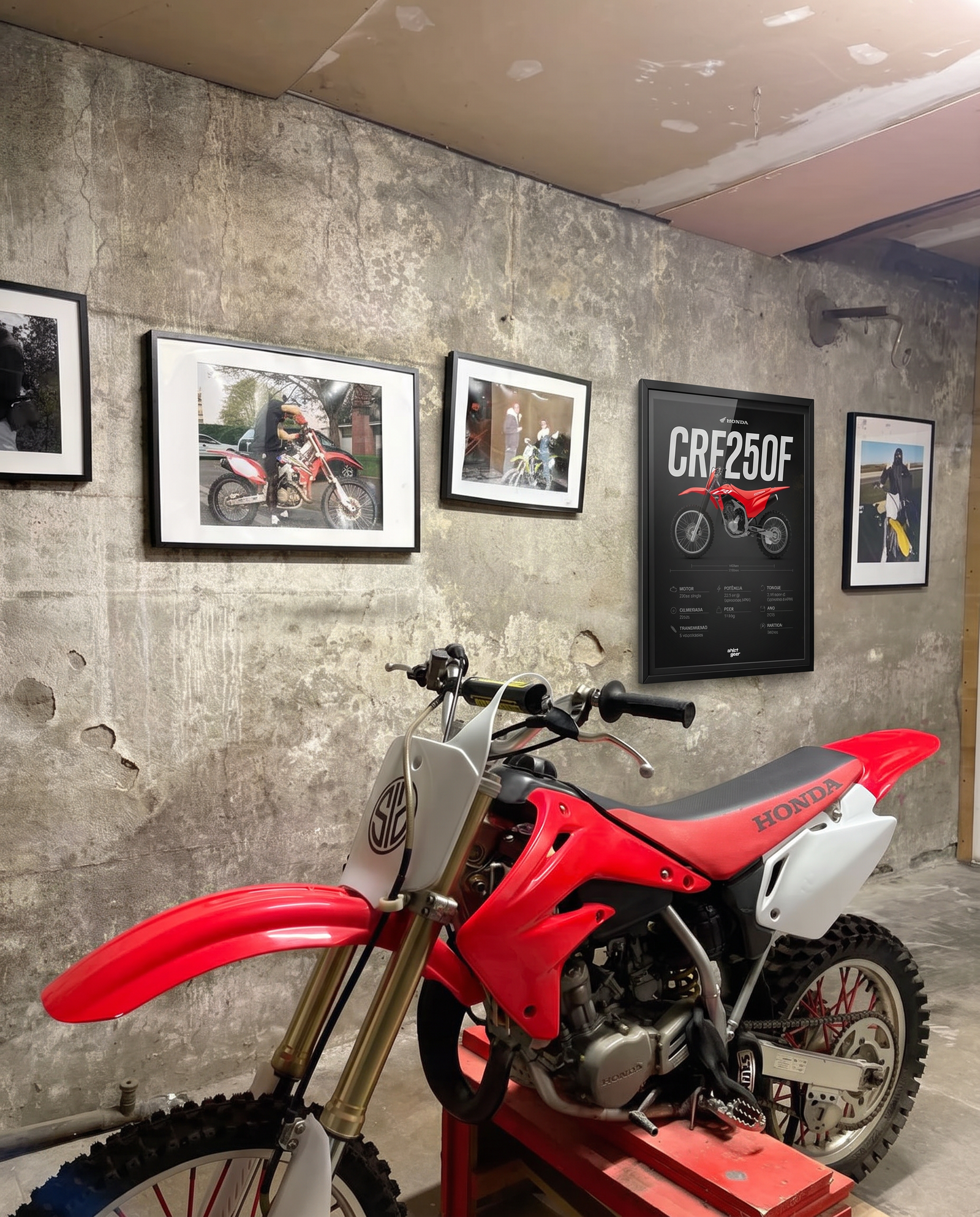 Quadro Blueprint na parede de um cliente